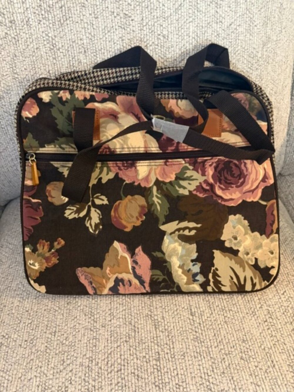 AUTUMN ROSE TRAVEL SATCHEL